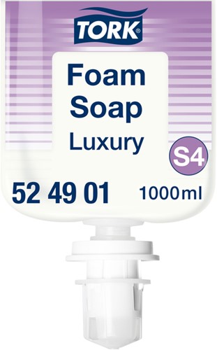 Handzeep Tork S4 foam luxe zacht geparfumeerd 1000ml 524901