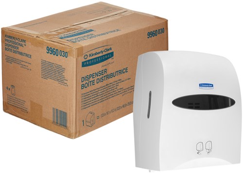 Handdoekroldispenser Kimberly Clark met sensor wit 9960