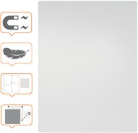 Whiteboard Nobo frameloos modulair 60x45cm-2