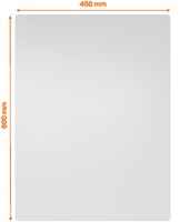 Whiteboard Nobo frameloos modulair 60x45cm-3