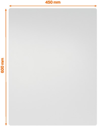 Magnetic Whiteboard 60x45cm Frameloos Modulair Nobo-3