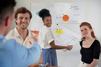 Whiteboard Nobo frameloos modulair 60x45cm-3