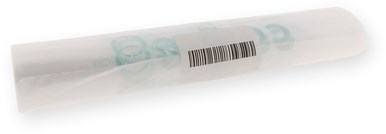 Inzamelzak koffiebekers 5% IEZZY trackersack 120 liter, rHDPE transparant