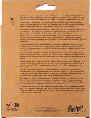 Viltstiften Multistift 4mm set à 12 kleuren-3