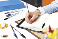 Bic balpen Cristal Tubo 50 blauw medium-2