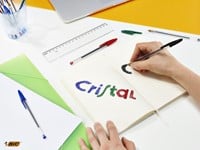 Balpen Bic Cristal medium blauw blister à 10 stuks-2