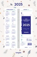 Brepols week omlegkalender op schild fantasy 2025-2