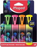 Markeerstift Maped Deepsea Paradise set à  4 kleuren