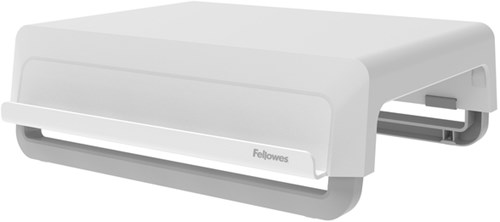 Monitorstandaard Fellowes Breyta wit ergonomisch verstelbaar stuk zwart