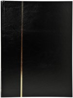Postzegelalbum Exacompta 22.5x30.5cm 48 zwarte pagina's zwart-2