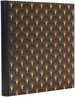 Fotoalbum Exacompta 29x32cm 60 zwarte pagina's Néo Déco zwart