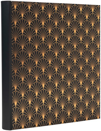 Fotoalbum Exacompta 29x32cm 60 zwarte pagina's Néo Déco zwart