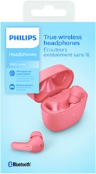 Bluetooth oortjes Philips In-ear TWS TAT2206 roze