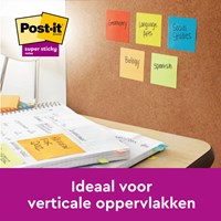 Memoblok 3M Post-it 4645 Super Sticky 101x152mm lijn roze-2