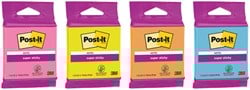 Memoblok 3M Post-it 6920 SS 76x76mm ass. kleur