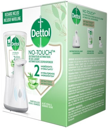 Zeepdispenser met sensor Dettol Hydrating met zeep 250ml-2