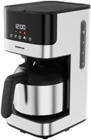 Koffiezetapparaat Inventum 1.2 liter zwart met rvs