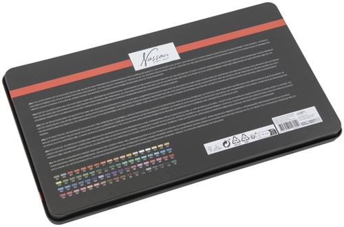 Kleurpotloden Nassau fine art assorti blik à 72 stuks-3