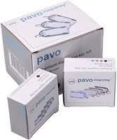 Sleutellabel Pavo magnetisch 50st zwart-3