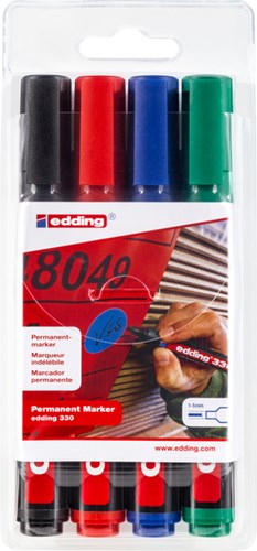 Edding stift 330 permanent marker geassorteerde kleuren