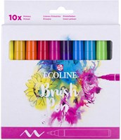 Talens Ecoline Brush pen  etui van 10 stuks  assorti-2