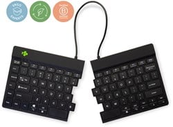 Ergonomisch toetsenbord Bluetooth qwerty  zwart R-Go Split Break