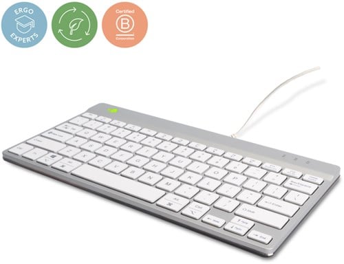 Toetsenbord bedraad R-Go Ergonomisch Compact Break QWERTY