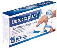 Waterbestendige blauwe pleisters Detectaplast 180x20mm 100 stuks-1