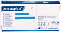 Waterbestendige blauwe pleisters Detectaplast 180x20mm 100 stuks-2
