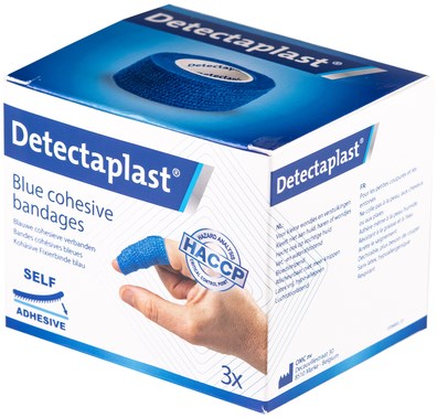 Blauwe pleisters Detectaplast Snelpleister 2,5cmx4,5m