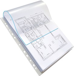 Showtas Oxford A4 PP 200µ glashelder 10 stuks