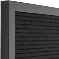 Letterbord IEZZY 30x30cm zwart hout-2