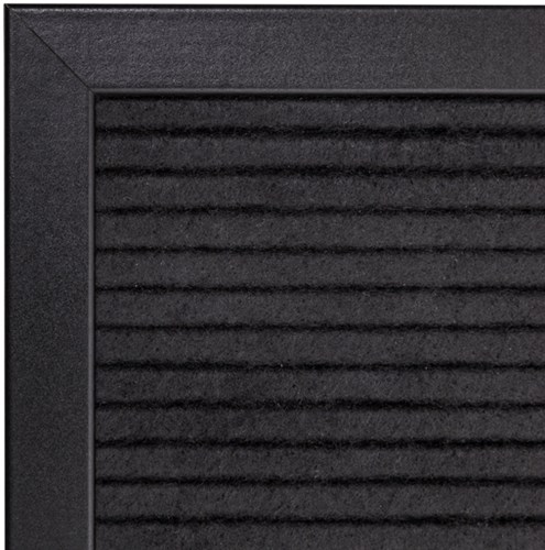 Letterbord IEZZY 40x60cm zwart hout-2