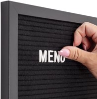 Letterbord IEZZY 40x60cm zwart hout-2