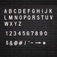 Letterbord IEZZY 40x60cm zwart hout-4