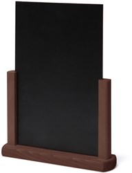 Tafelkrijtbord IEZZY A5 donkerbruin hout