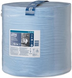 Poetspapier Tork Industrial Heavy-Duty W1 3-laags 750vel blauw 130080