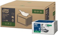 Reinigingsdoek Tork Heavy-Duty W8 45 doeken wit 530150-3