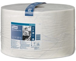 Poetspapier Tork Wiping Plus W1 2-laags 1500vel wit 130045