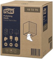 Reinigingsdoek Tork Polishing Combi W1/2/3 nonwoven 450vel wit 197270-3