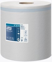 Poetspapier Tork M2 centerfeed 1-laags 270m 771vel wit 473254-2