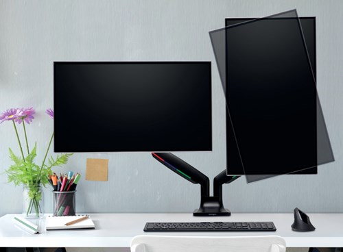 Monitorarm Kensington One-touch in hoogte verstelbaar dubbel-3