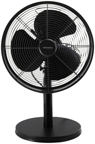 Tafelventilator Tomado Ø 35 cm retro zwart-2