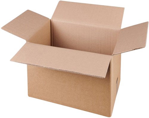 Verzenddoos IEZZY 425x325x300mm BC-golf bruin