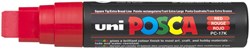uni-ball Paint Marker op waterbasis Posca PC-17K rood
