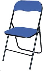 Klapstoel BRASQ FC100 blauw-zwart