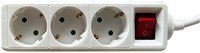 Stekkerdoos BRASQ 3 voudig 3 meter wit