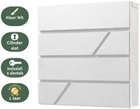 Brievenbus BRASQ PB200 Deluxe wit-3