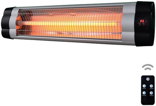 Terrasverwarmer BRASQ PHW200 hangend elektrisch met afstandbediening