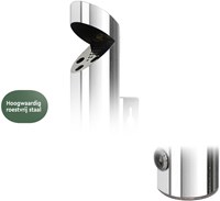 Asbak BRASQ wand AT200 RVS-4